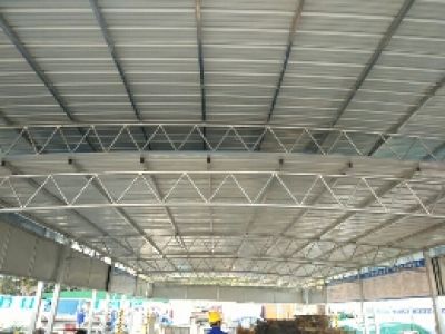 推拉重叠钢筋棚（篷）