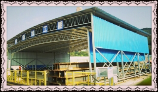 推拉重叠钢筋棚（篷）